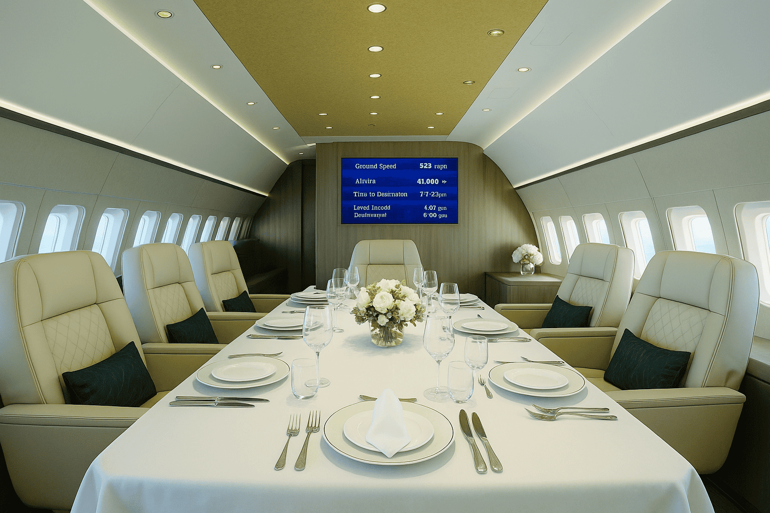 Table Setting | VIP Flight Academy